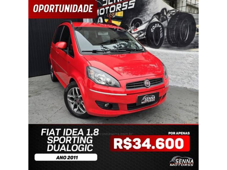 FIAT - IDEA - 2011/2011 - Vermelha - R$ 34.600,00