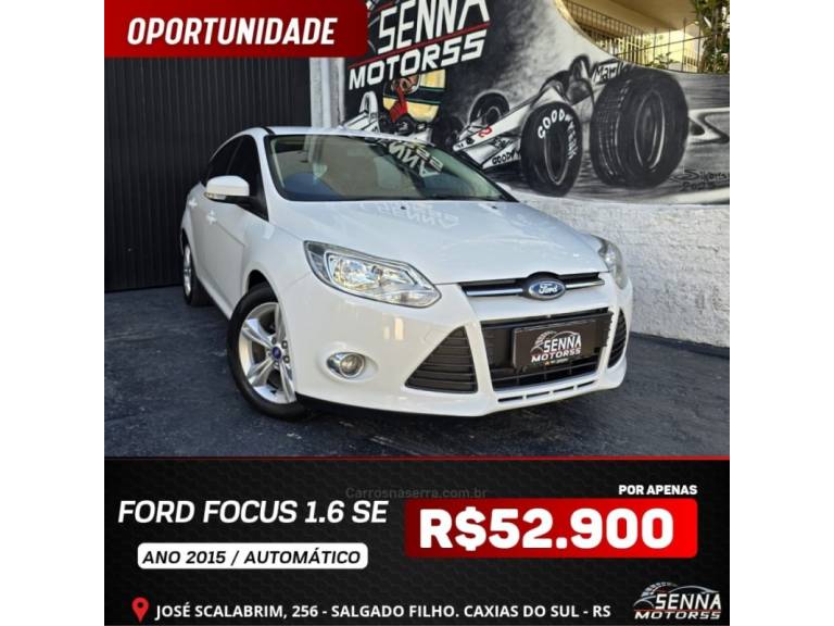 FORD - FOCUS - 2015/2015 - Branca - R$ 52.900,00