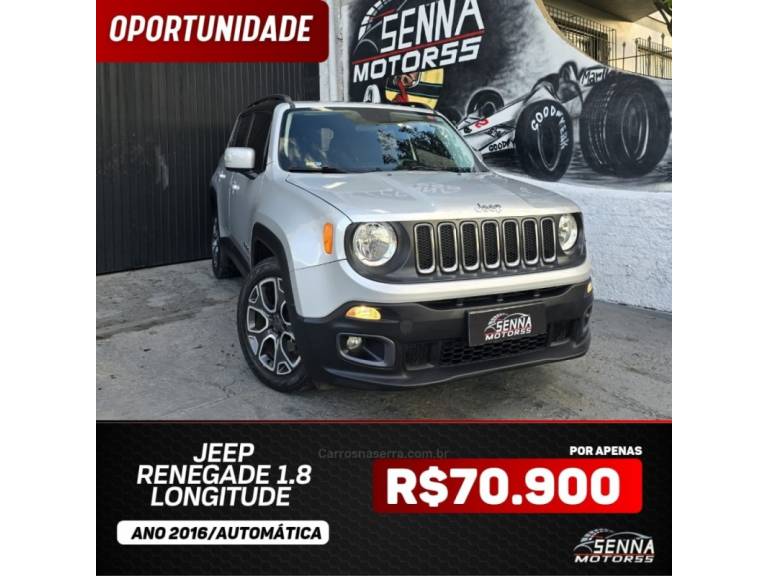 JEEP - RENEGADE - 2016/2016 - Prata - R$ 70.900,00
