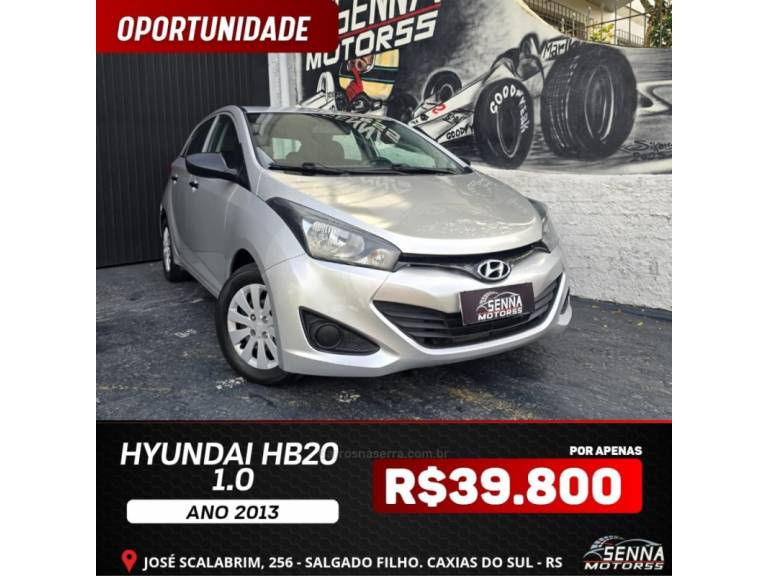 HYUNDAI - HB20 - 2013/2013 - Prata - R$ 39.800,00