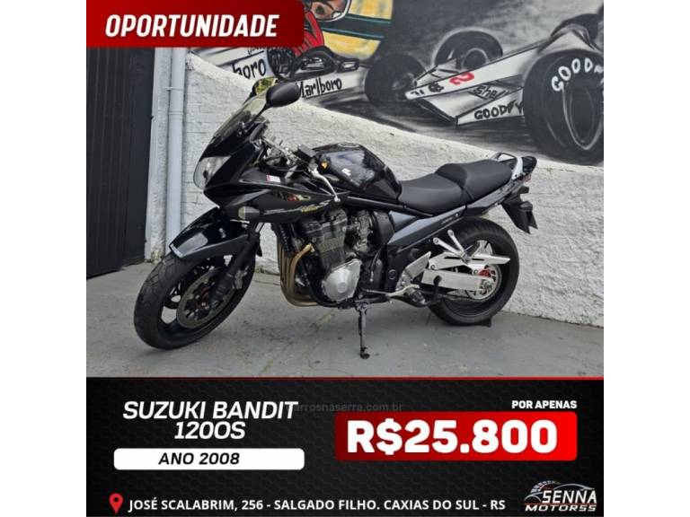 SUZUKI - BANDIT - 2008/2008 - Preta - R$ 25.800,00