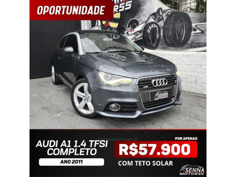 AUDI - A1 - 2011/2011 - Cinza - R$ 57.900,00